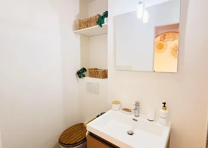 Renove Climatise Confort - Lit Queen Size - Emplacement Ideal Pres Des Plages Nice